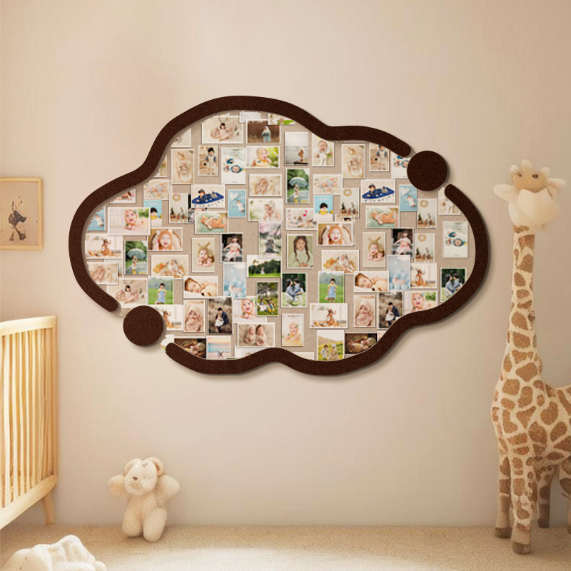 定制免打孔毛毡板创意照片墙背景板儿童房相册墙高级感客厅墙面装,文具电教/文化用品/商务用品,软木板/照片板/毛毡板,淘宝优惠券,粉丝福利购,淘宝优惠卷
