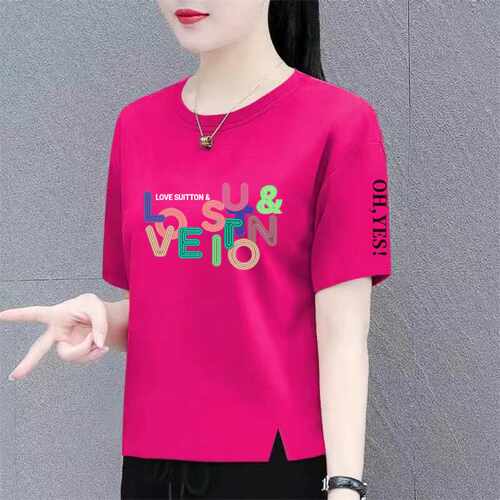 中老年宽松清仓半截袖