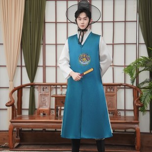 优选朝鲜服男装韩服朝鲜族演出服男士少数民M族服饰套装写真旅拍