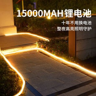 新年缠在树上的灯挂在树上的太阳能灯树挂彩灯L灯带led灯条 彩带