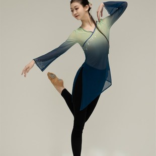 优选古典舞蹈服女k 民族芭蕾演出 飘逸身韵纱衣舞蹈练功服艺考服装