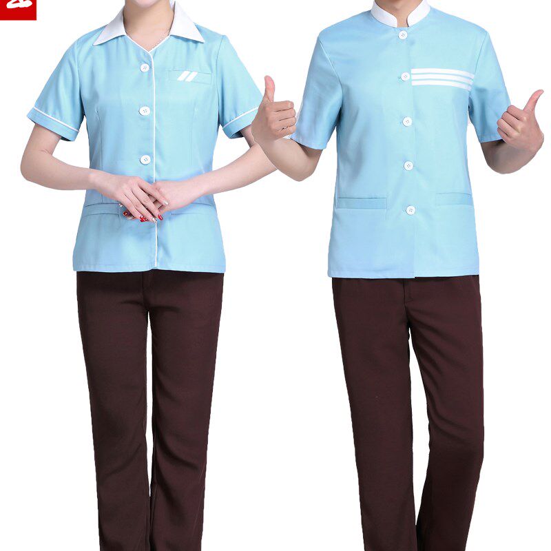 优选酒店保洁服长袖客房服务员工作D服宾馆医院阿姨保洁服女秋冬P