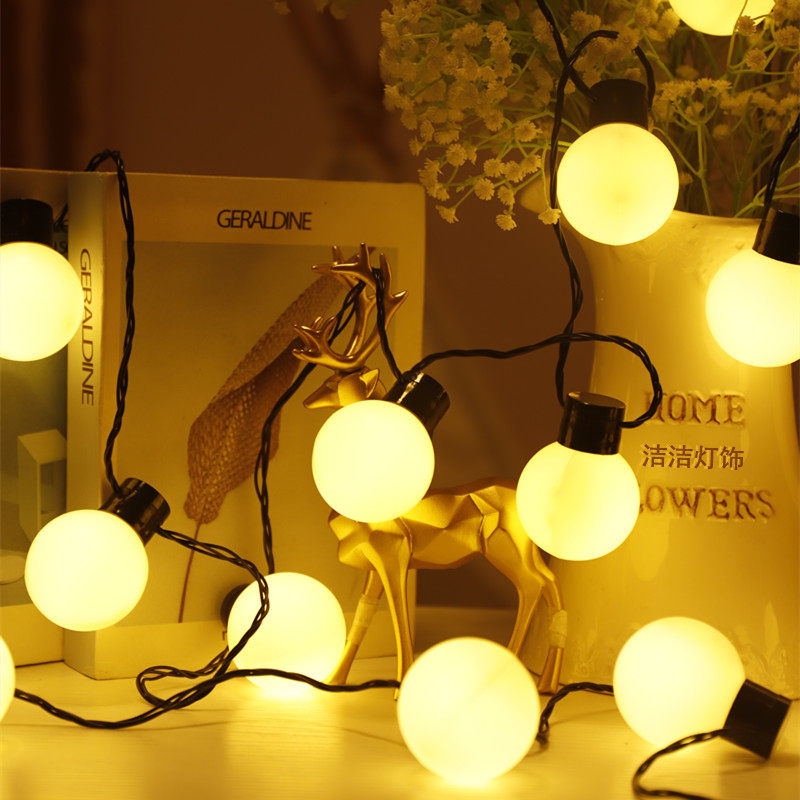 精选LED5厘米圆球灯串生日kt板房间婚庆布置装饰电池UWSB氛围彩灯,节庆用品/礼品,装饰灯,淘宝优惠券,粉丝福利购,淘宝优惠卷