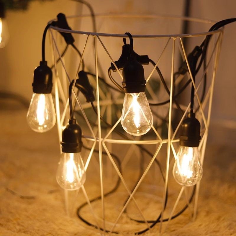 精选LED复古S14跑马灯串彩灯球泡灯串户外N花园庭院圣诞节日装饰,节庆用品/礼品,装饰灯,淘宝优惠券,粉丝福利购,淘宝优惠卷