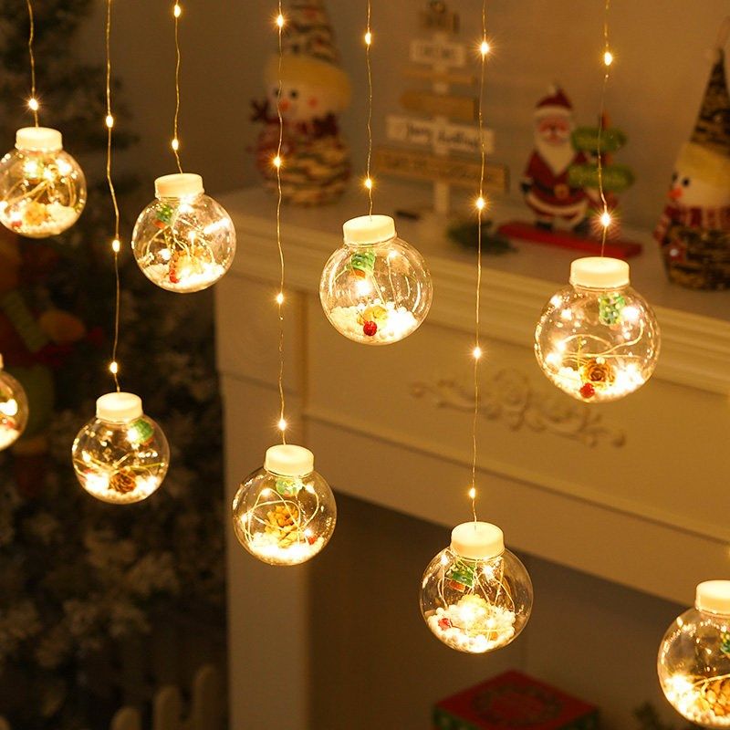 精选led窗帘灯星星灯许愿球圣诞老人雪人装饰房间V布置彩色灯闪灯,节庆用品/礼品,装饰灯,淘宝优惠券,粉丝福利购,淘宝优惠卷