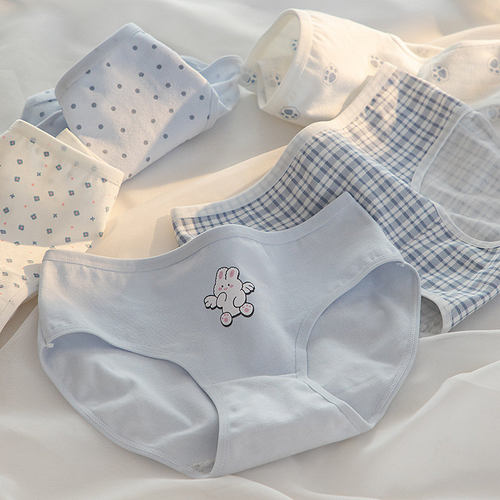 婷维雅女内裤小熊动漫舒适纯棉裆