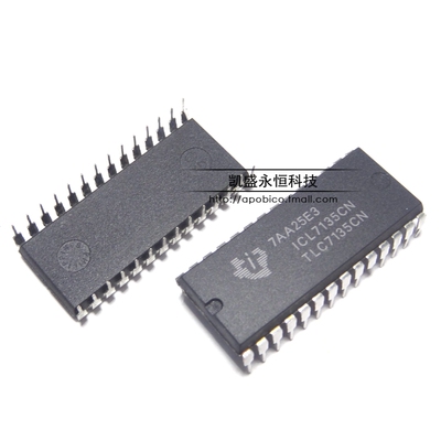 直插 ICL7135CN TLC7135CN DIP-28 4.5位 0.003K 模数转换器(ADC)