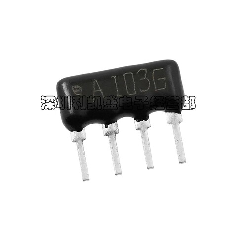 直插排阻4A103G4A102G4脚10K