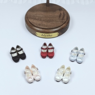 Anelf新款包邮blythe小布娃娃鞋ob22 ob24 azone妖精体绸缎面提香