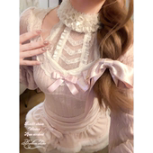 4新9折 莉摩Bobon21蕾丝冠冕 显瘦挂脖麻花针织打底衫 T2453