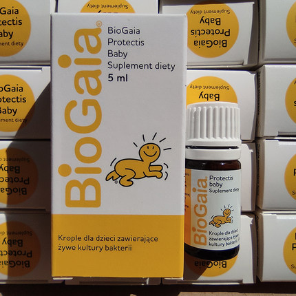 瑞典拜奥BioGaia婴幼儿益生菌滴剂罗伊氏乳杆菌缓解宝宝胀气5ml
