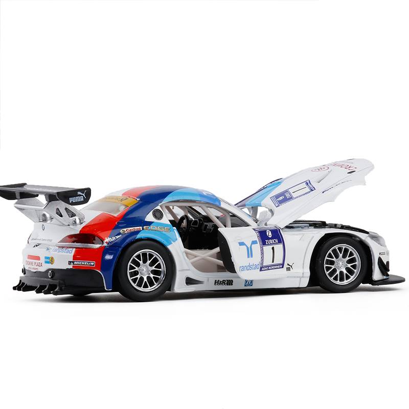 /新涂装1:32Z4GT3运动型赛车金属合金小汽车模型玩具