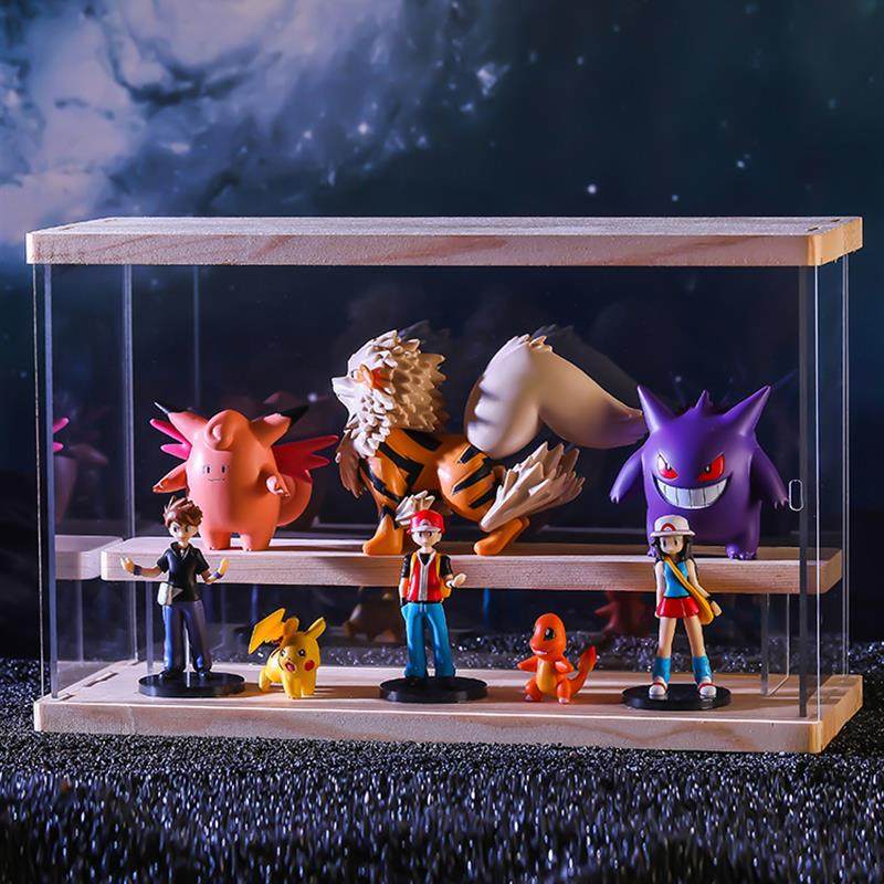 玩具盲盒神奇宝贝手办宝可梦宠物小精灵比例世界小蓝公仔玩偶摆