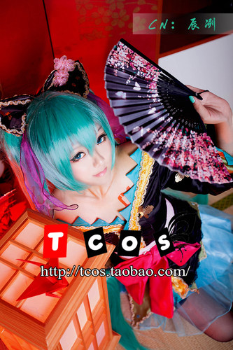 初音花魁和服cosplay服装