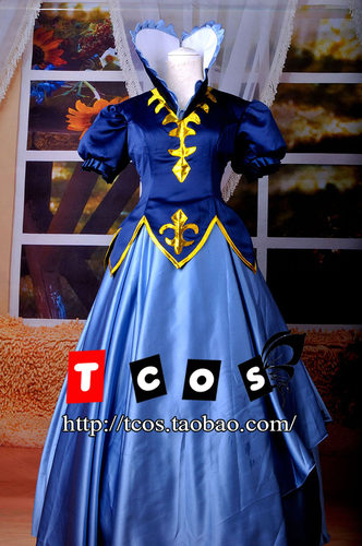TCOS T037 妖精的尾巴 雨女 朱毕安罗克丝cos服 动漫cosply服装