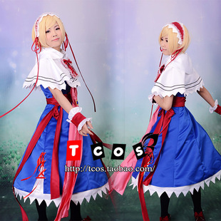 TCOS 东方project 恶魔城 红魔城 爱丽丝cos服 高品质cosplay服装