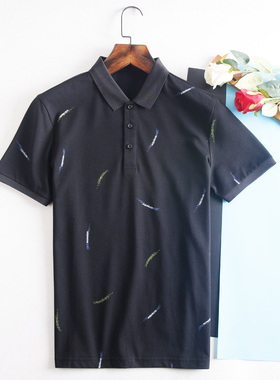 HL22342雅系列男款翻领短袖T恤POLO衫夏季新款青年修身商务休闲