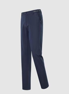 HL28275海系列弹力直筒休闲中腰商务绅士长裤男士藏青宽松春季款