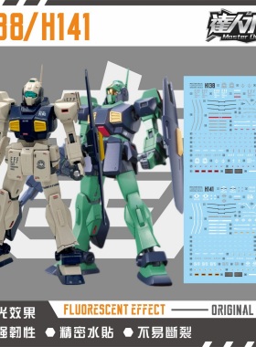现货 达人 H138 H141 尼姆雷姆 沙漠 奥干 高韧度 荧光 模型水贴