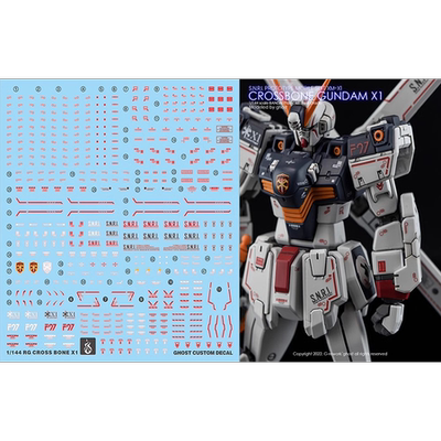 炎RG海盗X-1荧光水贴