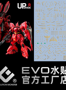 EVO RG29 沙扎比 会场限定 MSN-04FF SIDE-F 福冈 烫金高达水贴
