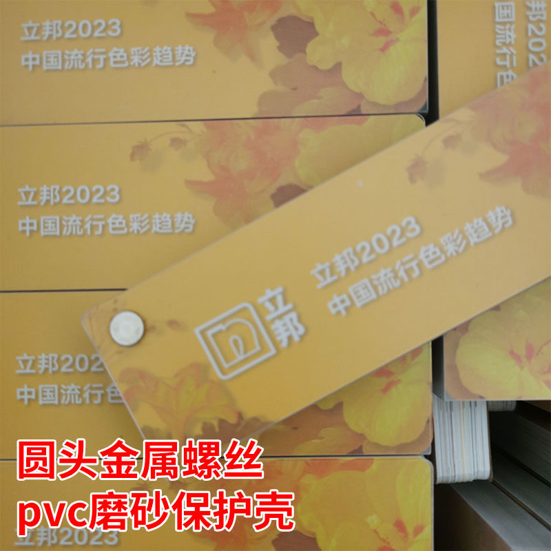 2023 NIPPON PAINT 컬러 카드 라텍스 페인트 국제 표준 컬러 카드 살구 그레이 스페이스 워크 RUYAO TEARABLE TICKET