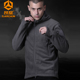 秋冬户外连帽抓绒衣男女摇粒绒开衫 保暖外套冲锋衣内胆加厚双面绒