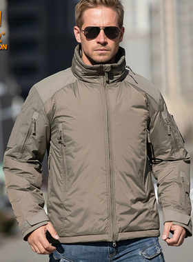 昂垦HIG新款户外战术棉服男冬季保暖防风防泼水加厚棉衣防寒外套