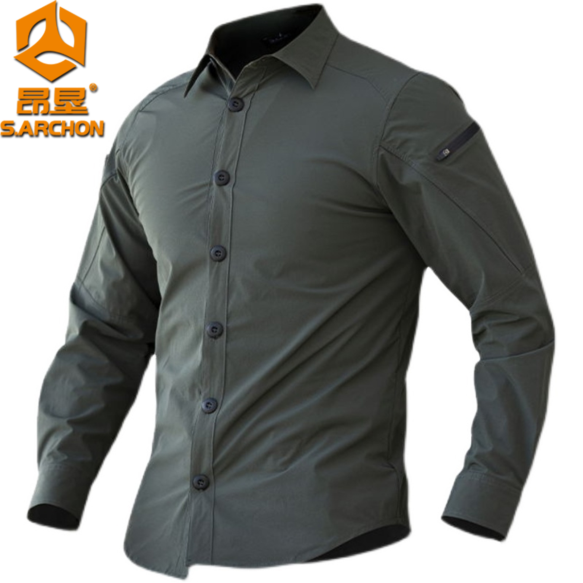 昂垦防卫户外战术速干衬衣