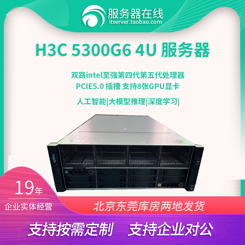 H3C新华三R5300G68卡服务器