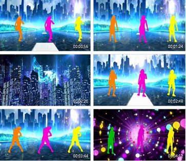 劲爆音乐DJ 火火的姑娘 动感舞台背景酒吧 夜店大屏幕led视频
