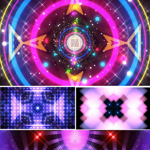 洗脑神曲ppap表演背景动感节奏特效闪动VJ led动态视频 ppap背景