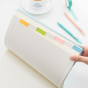 胶套本16k分类索引本多分隔笔记本加厚B5带标签分层学生A5索引本