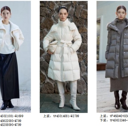 风笛2025冬新款中长款收腰羽绒服女连帽束带沙漏厚款外套