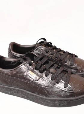 Puma/彪马正Basket Ostrich 女子休闲运动皮质板鞋366727-01