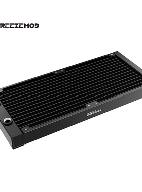 FREEZEMOD水冷螺纹口铝散热排SR-LP20-280G14液冷医疗14CM风扇