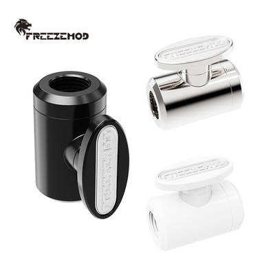 FREEZEMOD电脑水冷放水阀FM-YGNSB双内牙G1/4止水阀硬管关闭管道