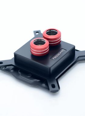 FREEZEMOD电脑CPU水冷头POOC喷射型黑色耐高温POM上盖