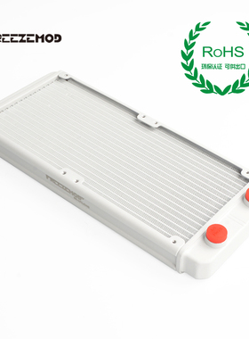 FREEZEMOD工业激光医疗美容铝散热器SR-LPZJ240密集翅片白色铝排