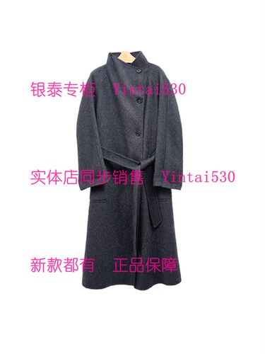 茜可可 专柜正品2025冬装新款双面呢大衣CNT5092063 国内代购1899