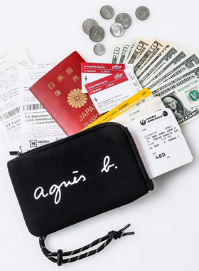 T日本附录包 日式街头原宿ins风 情侣黑色手机包多功能斜跨包胸包