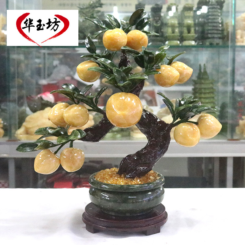 玉华阁玉石招财中式客厅