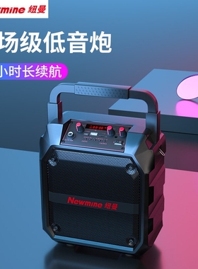 纽曼K97广场舞音响户外音箱k歌重音量手提便携式无线蓝牙低音炮大