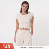 CrossoverCasual 交叉弧线细腻棉软圆领休闲短袖 RESHAPE 重塑之路