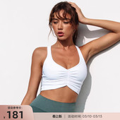 含胸垫中强度运动内衣Scrunch 褶皱背心式 RESHAPE 重塑之路