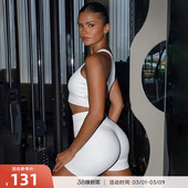 高腰针织健身短裤 螺纹细闪运动紧身短裤 Sparkle 重塑之路 RESHAPE