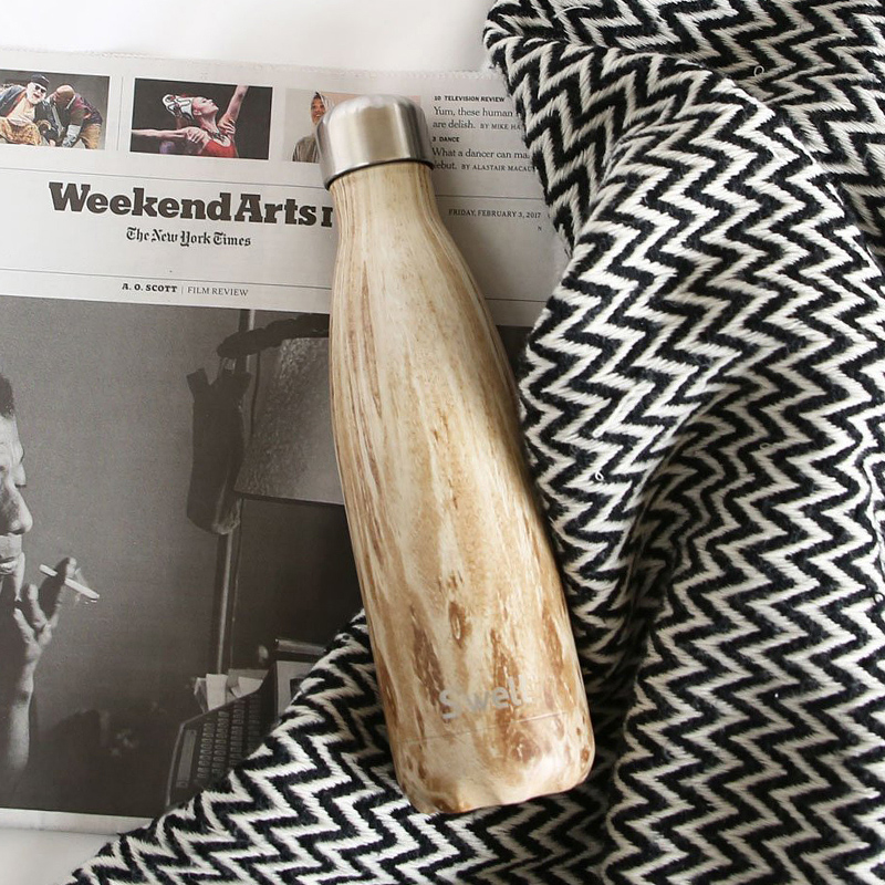 RESHAPE/ Remodeling S' well double-deck heat preservation Cold Cup Stainless steel Wood series gift Water cup Woodin the Sports bag/Outdoor package/Fitting , Sport Bottle  category - from Buy2taobao.com to provide professional Taobao agent buy service