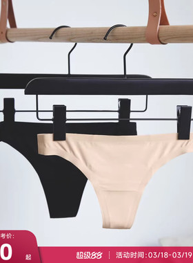 RESHAPE/重塑 运动丁字裤一片式隐形无痕轻薄紧身裤内搭内裤女