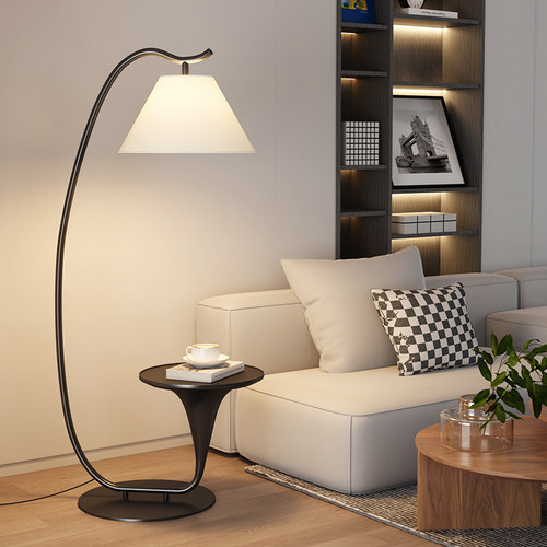 极有家品质工厂氛围感茶几落地灯