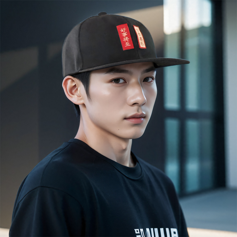 平檐街舞帽子嘻哈风hiphop平沿帽